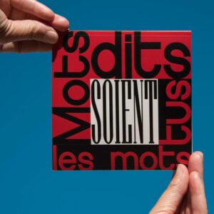 Bloc-notes "Mots dits soient les mots tus"